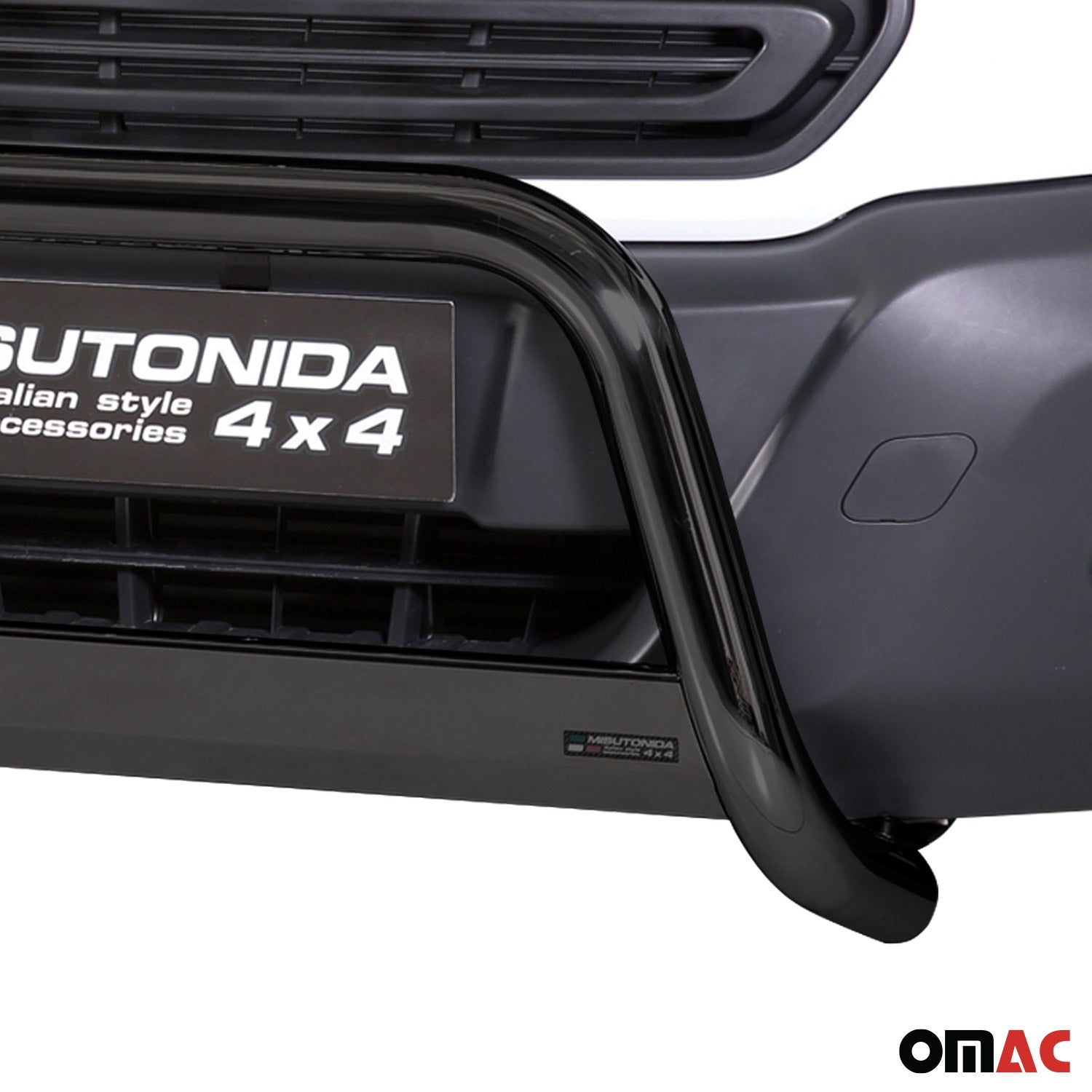 Pare-buffle Avant pour Ford Transit 2015-2026 63 mm en Acier Noir