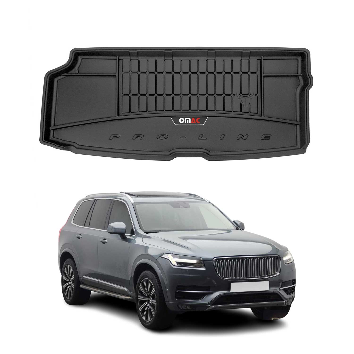 Tapis de Coffre pour Volvo XC90 2015-2026 TPE Noir