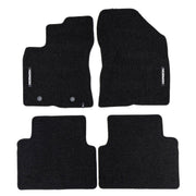 Tapis de Sol de Voiture pour Toyota Avensis III 2009-2018 Velours Noir 4Pcs