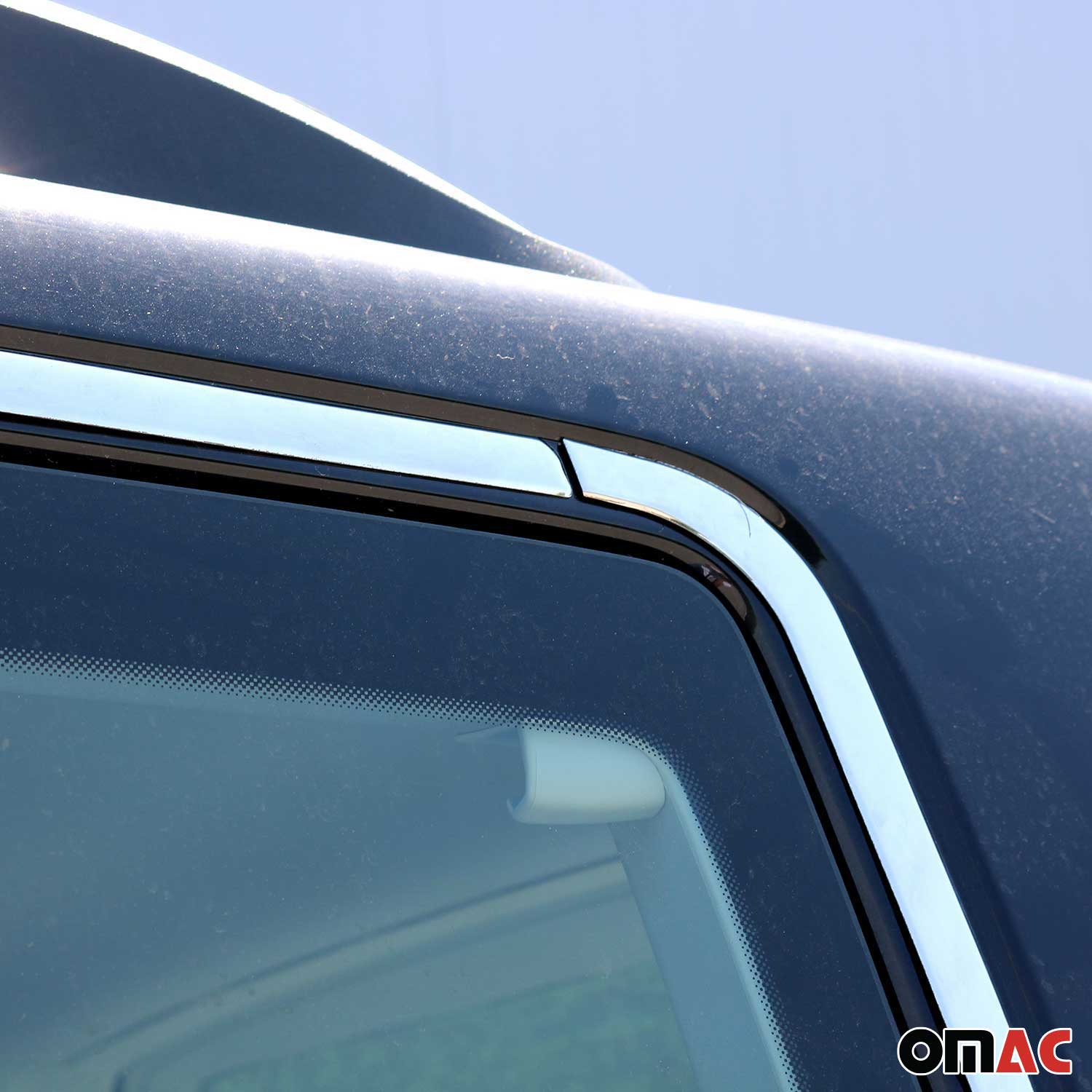 Baguettes pour contour latérales pour VW T6 T6.1 Transporter 2015-24 inox chrome