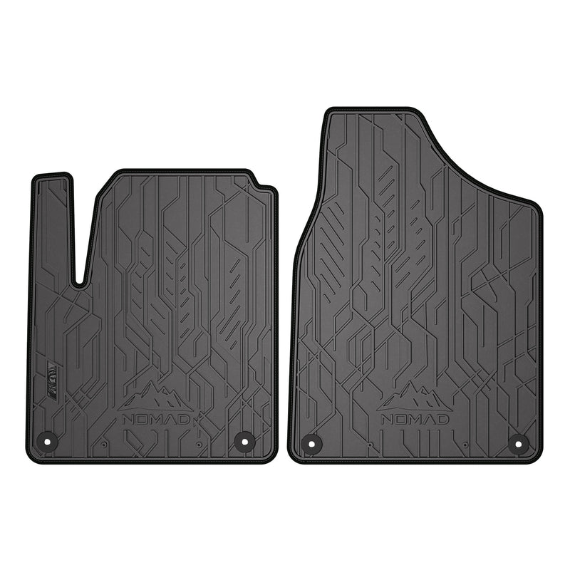 Tapis de sol pour Seat Alhambra I 1996-2010 / VW Sharan I 1995-2010 2Pcs Noir