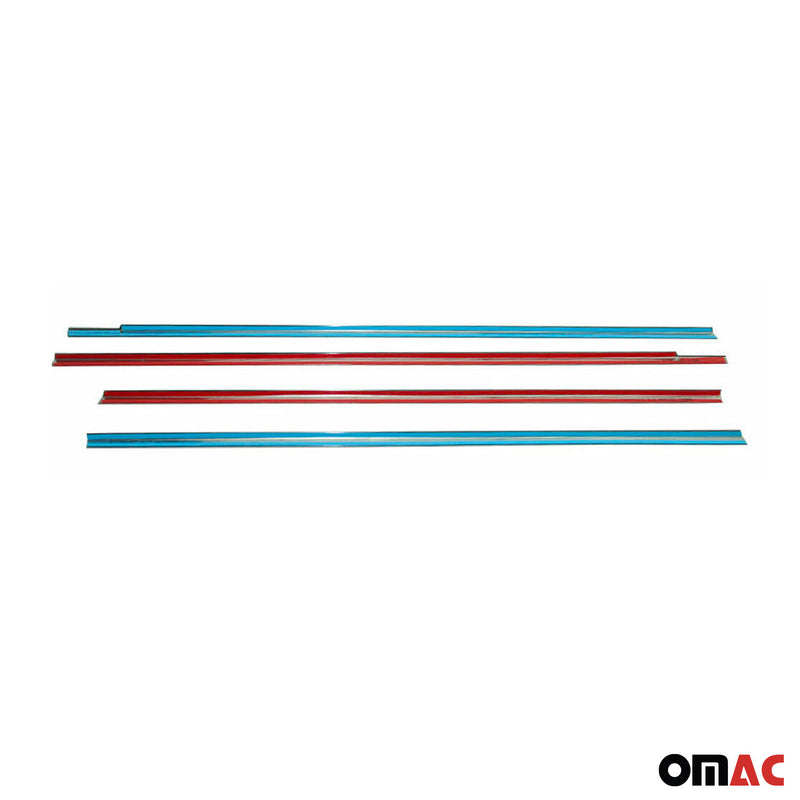 Baguettes pour contour Latérales pour Hyundai Accent 3 Era 2005-2011 inox chrome