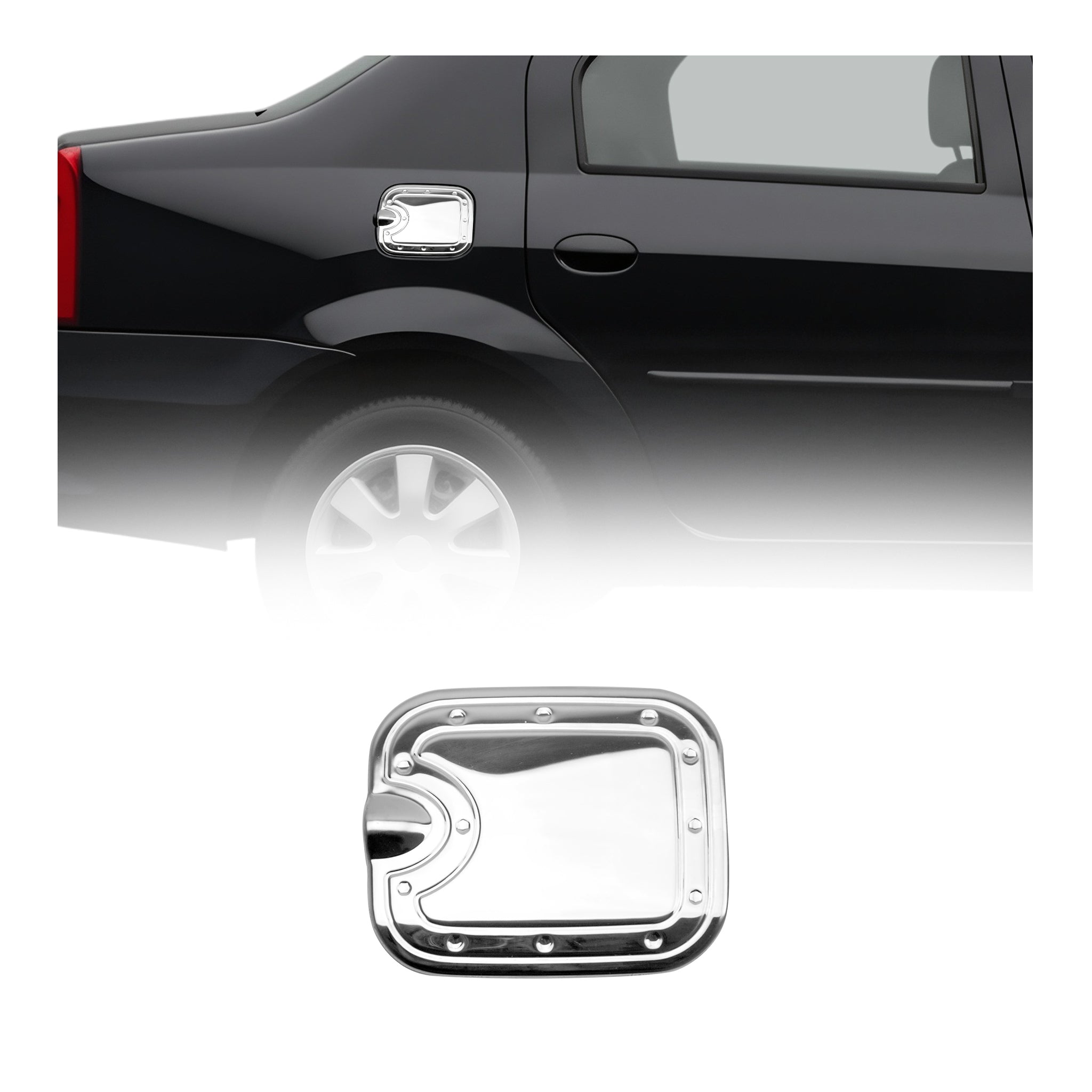 Bouchon de carburant pour Dacia Logan MCV 2006-2020 en acier inoxydable