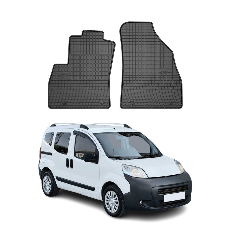Tapis de Sol pour Citroen Nemo 2007-2017 Caoutchouc Noir