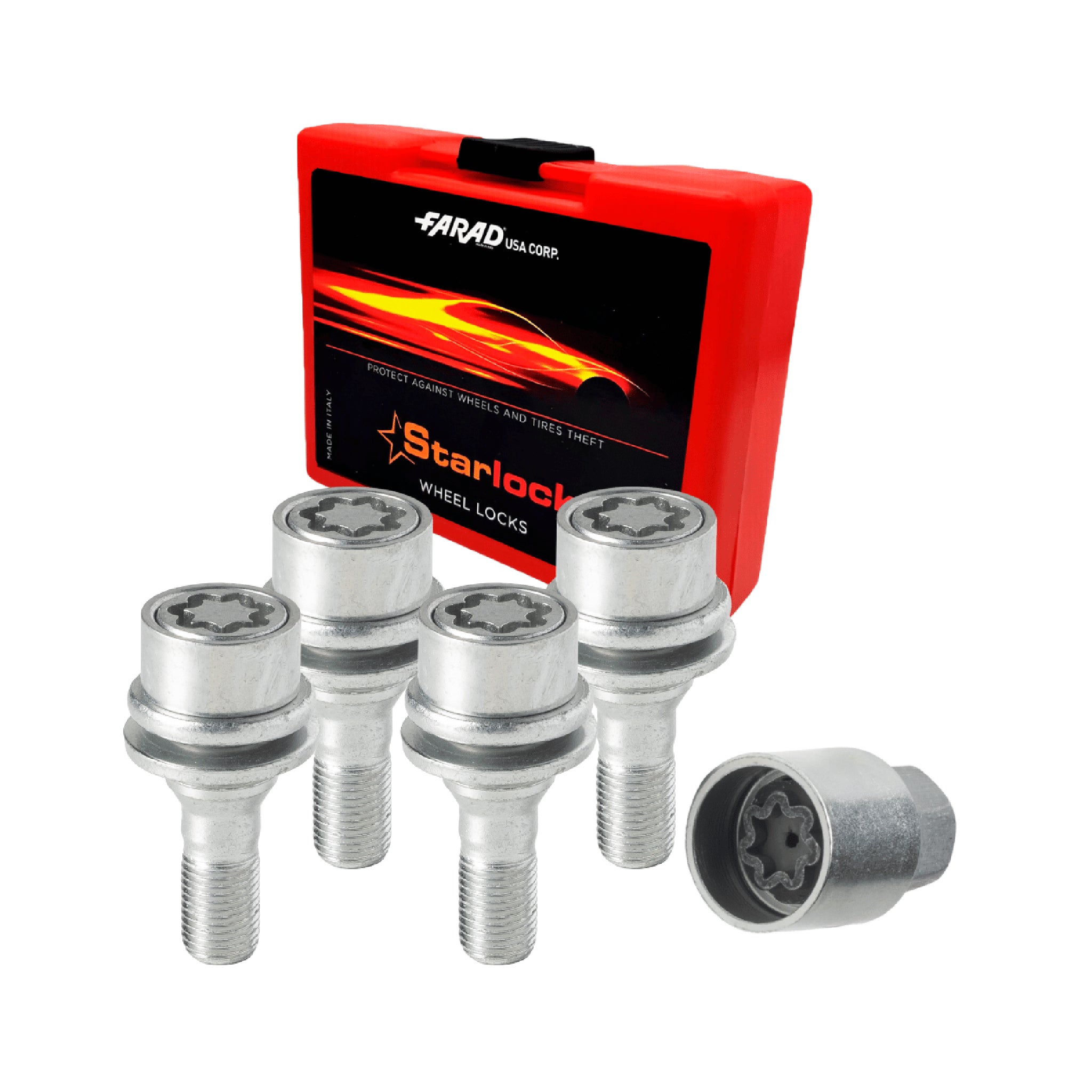 Vis de roue antivol pour Peugeot 607 jusqu’en 2002 Gris lot de 4 M12X1,25