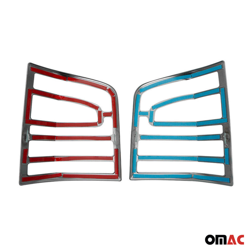 Cadre De Feu Stop Arrière Pour VW T5 Transporter 2010-2015 en ABS Chromé