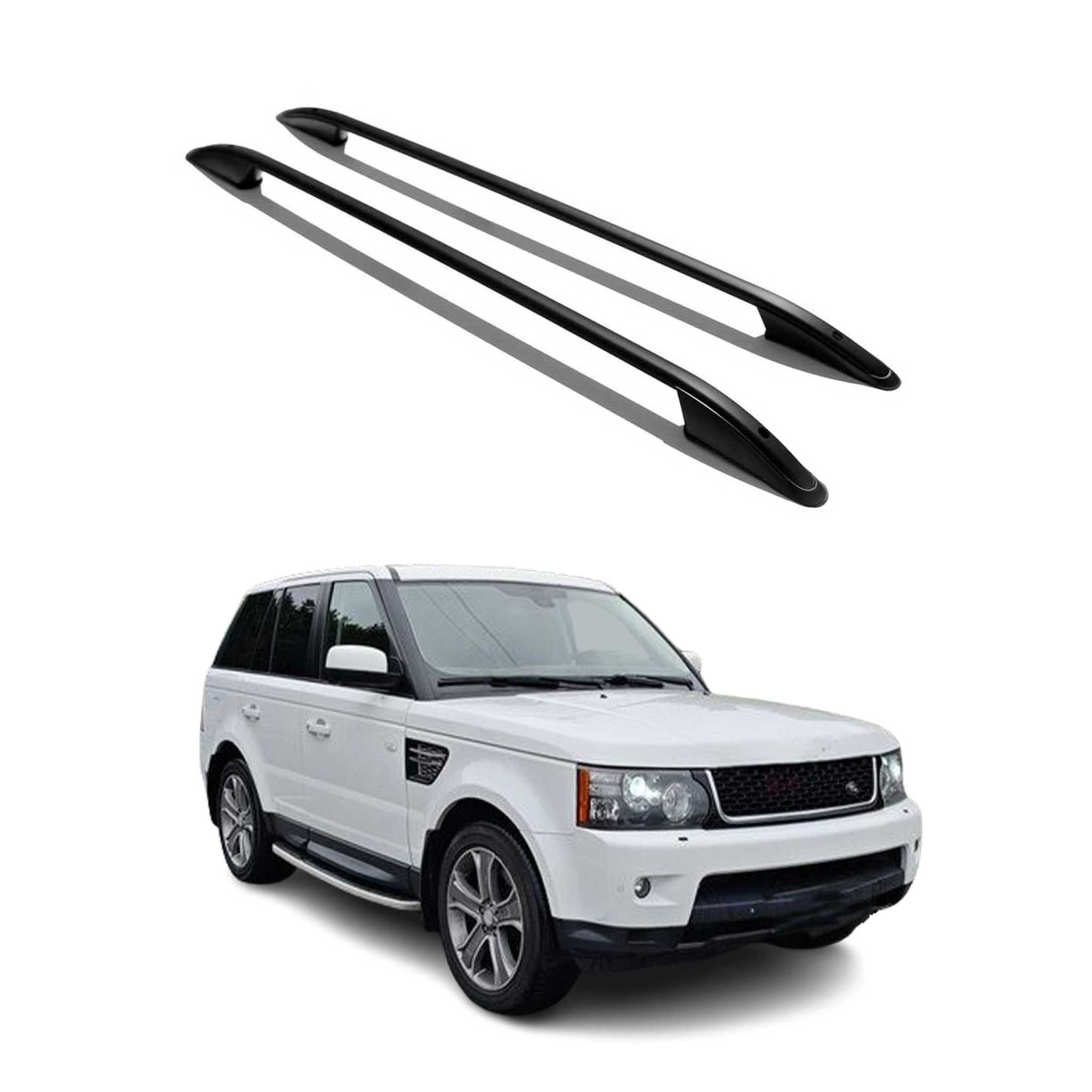 Barres de toit longitudinales pour Range Rover Sport L320 2005-2013 L3 Alu Noir
