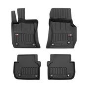 OMAC Tapis de sol sur mesure noir pour JAGUAR XF II 2015-2024 4 pièces en TPE