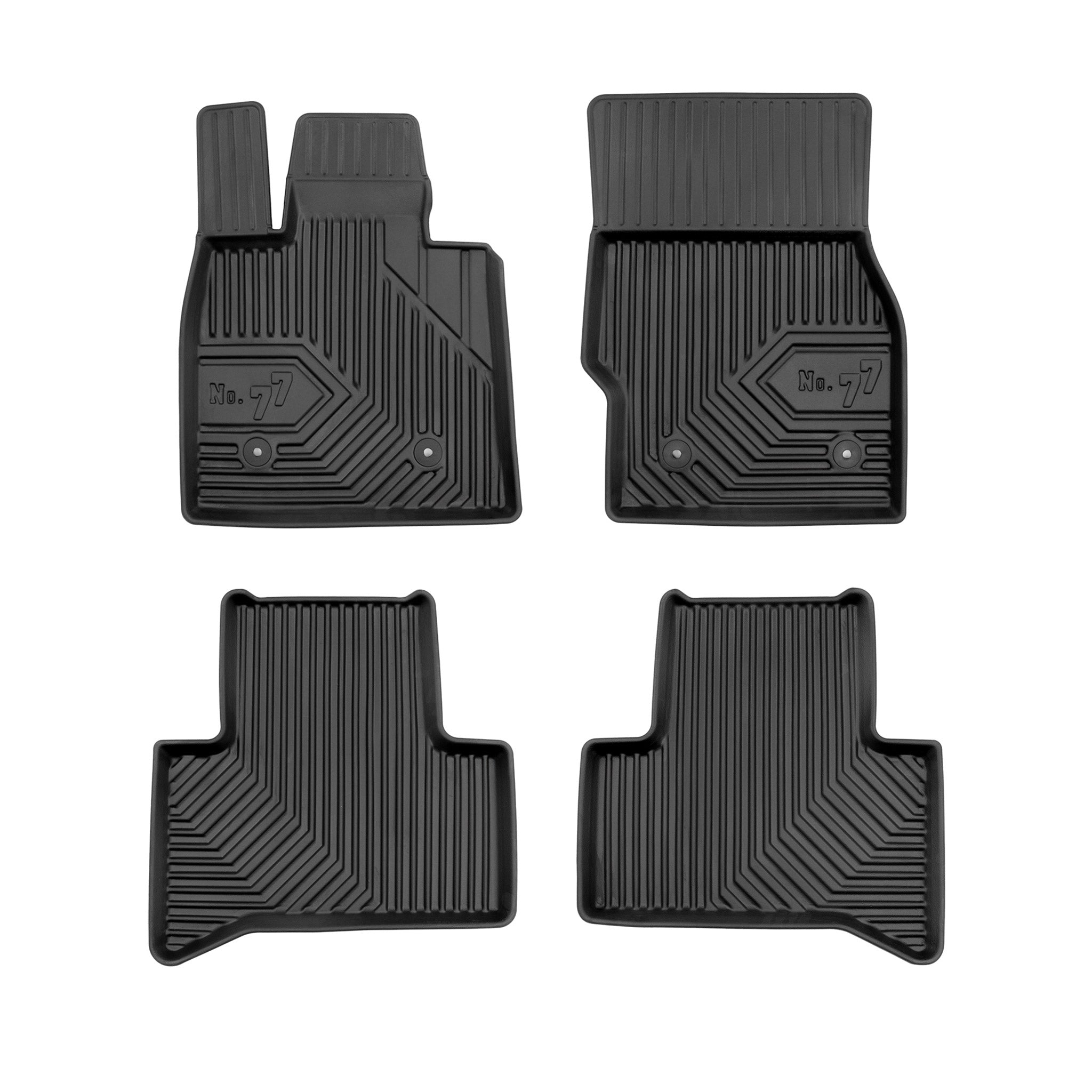 Tapis de Sol de Voiture pour Alfa Romeo Stelvio 2016-2026 TPE Imperméable 4Pcs