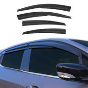 Déflecteurs de Vent pluie d'air pour Hyundai Accent 2010-2017 Berline Noir 4x