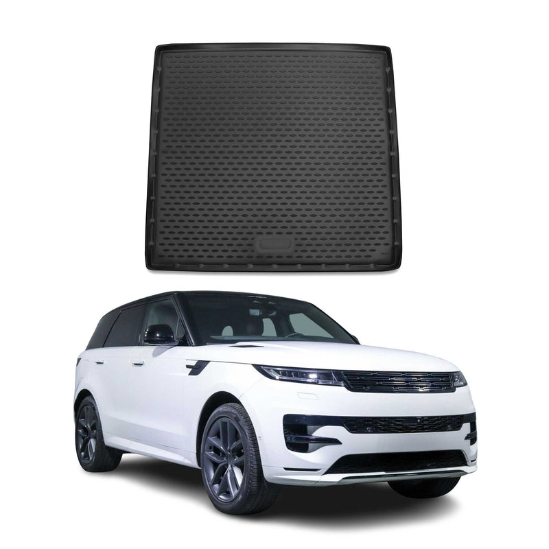 OMAC Tapis de coffre pour Land Rover Range Rover Sport 2018-2022 avec rail Noir
