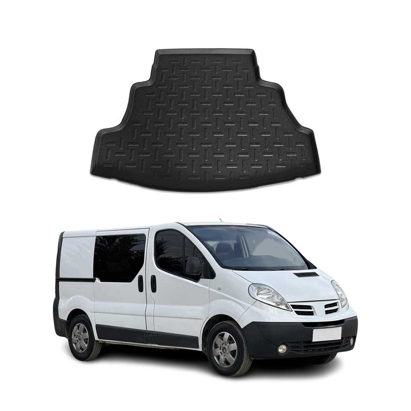 Tapis de Coffre pour Nissan Primera 2004-2010 Berline en TPE Noir