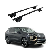 Barres de toit Transversales pour Mitsubishi Outlander 2021-2023 ABE Fer 2x