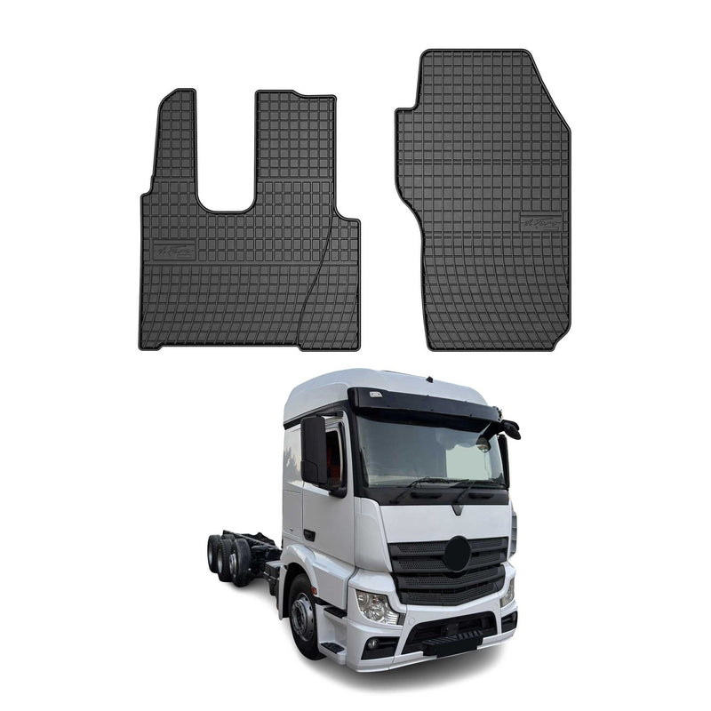 Tapis de Sol pour Mercedes Actros 2012-2020 Noir Caoutchouc