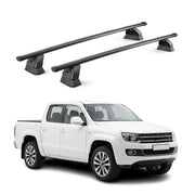 Barres de toit transversales acier pour VW Amarok I 2010-2020 TÜV 75 kg Noir 2x