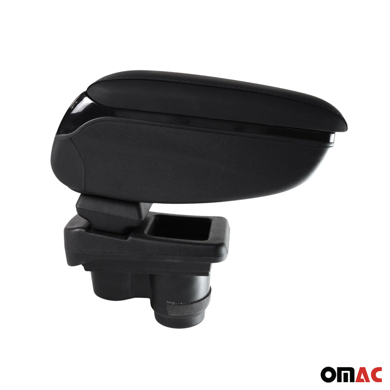 Accoudoir pour Dacia Duster 2018-2024 Vinyl Abs Noir Coulissant