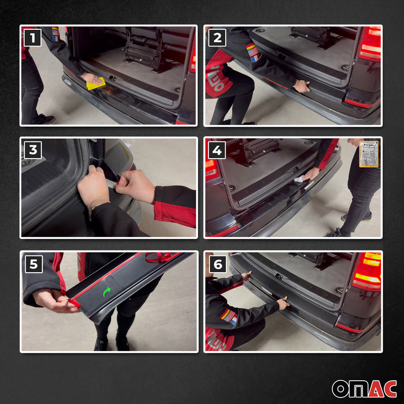 Protection Seuil de Pare-chocs Arriére Pour Kia Sportage 2018-2021 Acrylique-Mat