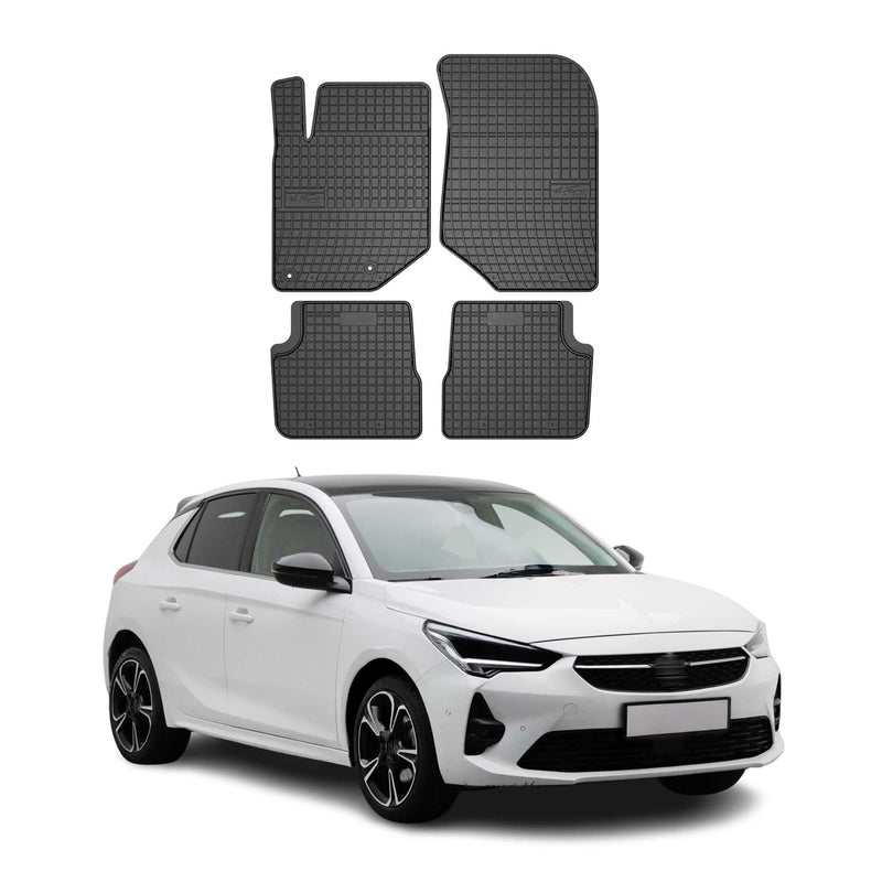 Tapis de Sol pour Opel Corsa F 2019-2025 OMAC Noir Caoutchouc