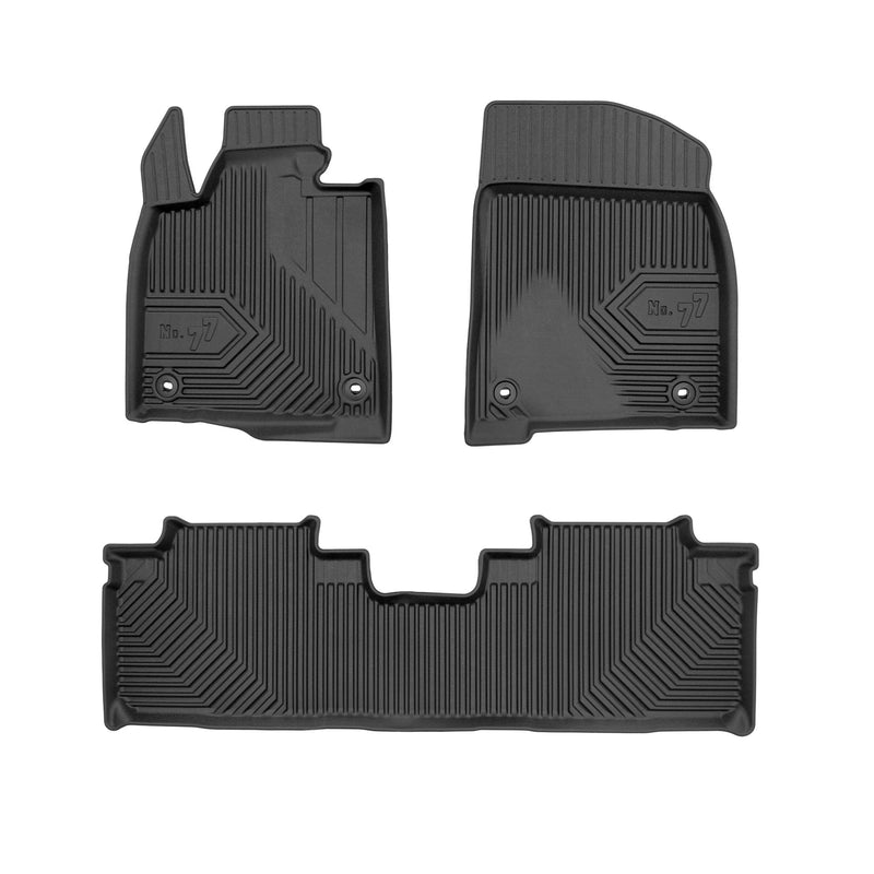 Tapis de Sol de Voiture pour Lexus RX IV 2015-2022 TPE Antidérapant Noir 4Pcs