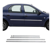 Garniture Baguette de porte latérale pour Dacia Logan Limo en acier inox 4Pcs