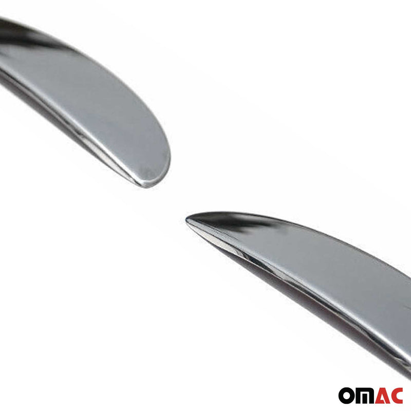 Couverture de poignée de porte pour Opel Corsa C 2000-2006 en Acier Inox 2Pcs