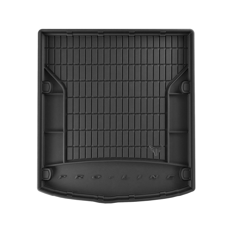 OMAC Tapis de coffre caoutchouc pour Audi A6 Berline C7 2011-2018 Noir Premium