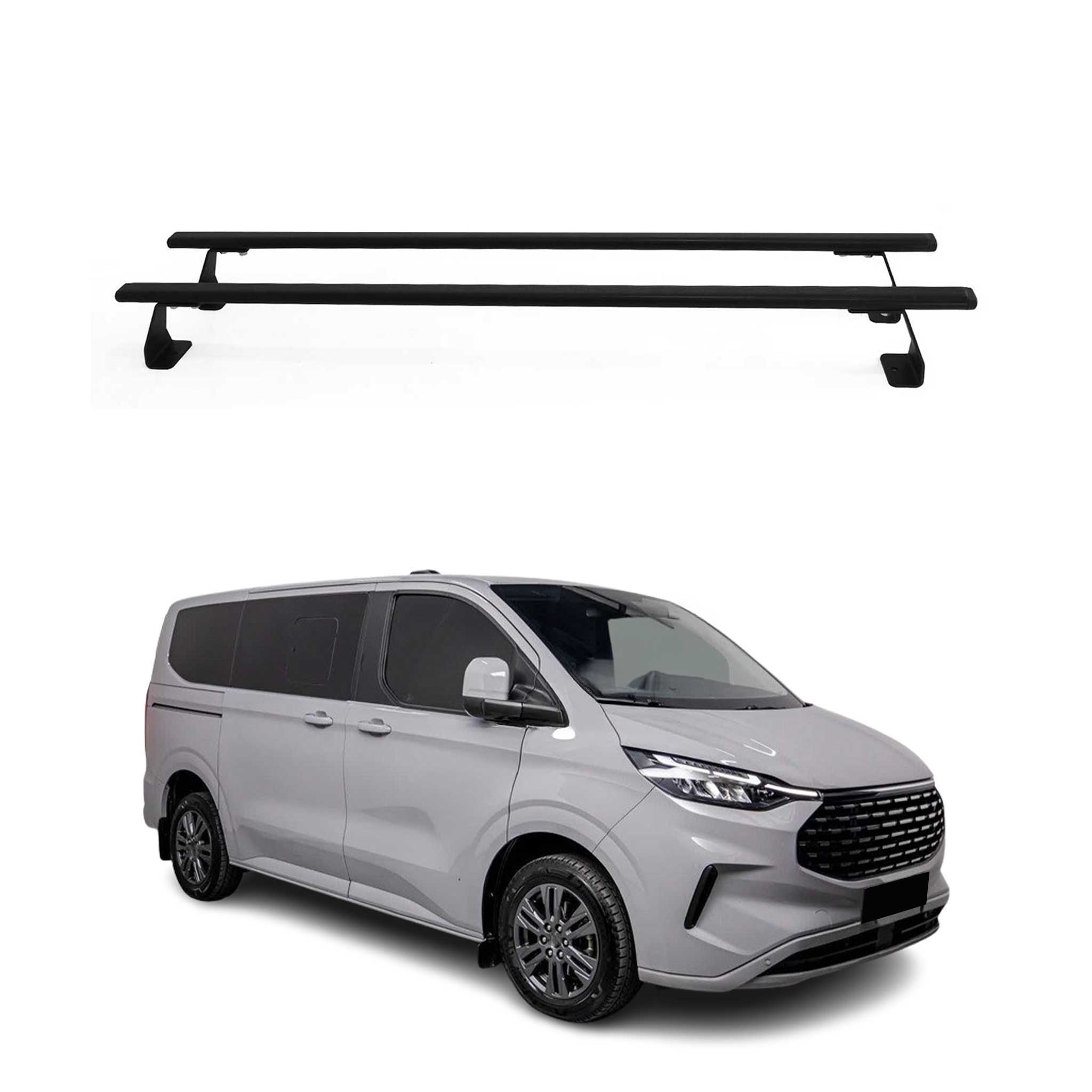 OMAC Barres de toit Heavy Duty compatibles avec Ford Tourneo Custom I 2012-2023