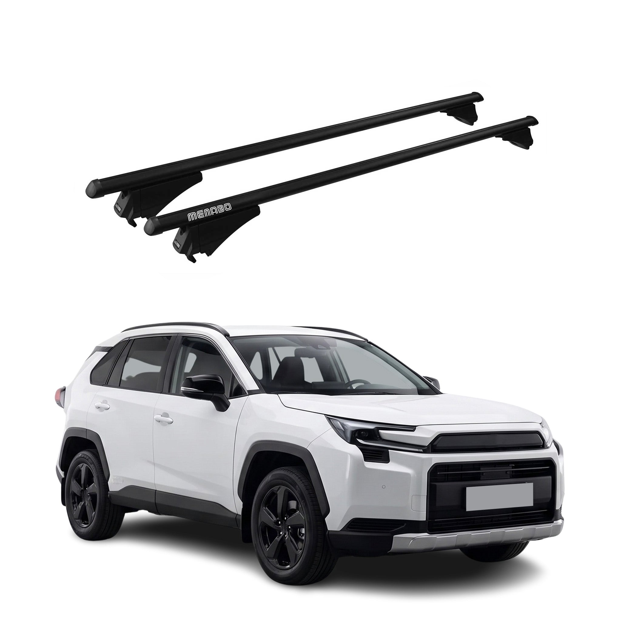 Tiger Barres de toit transversales pour Toyota RAV 4 VI 2025-2026 Noir