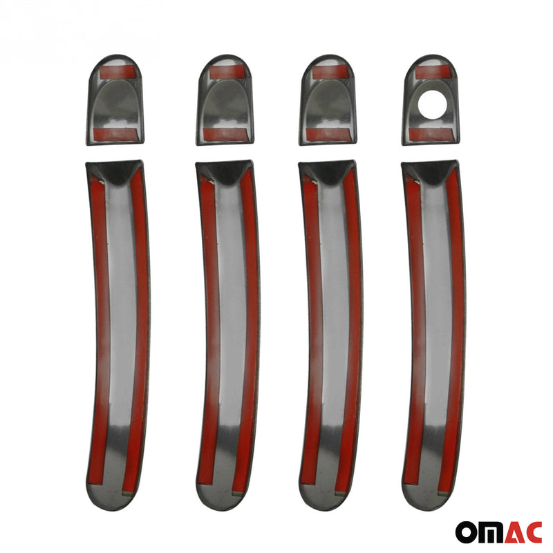 Poignée de porte latérale pour VW T6 T6.1 tout 2015-24 H1 4Portes Acier Sombre