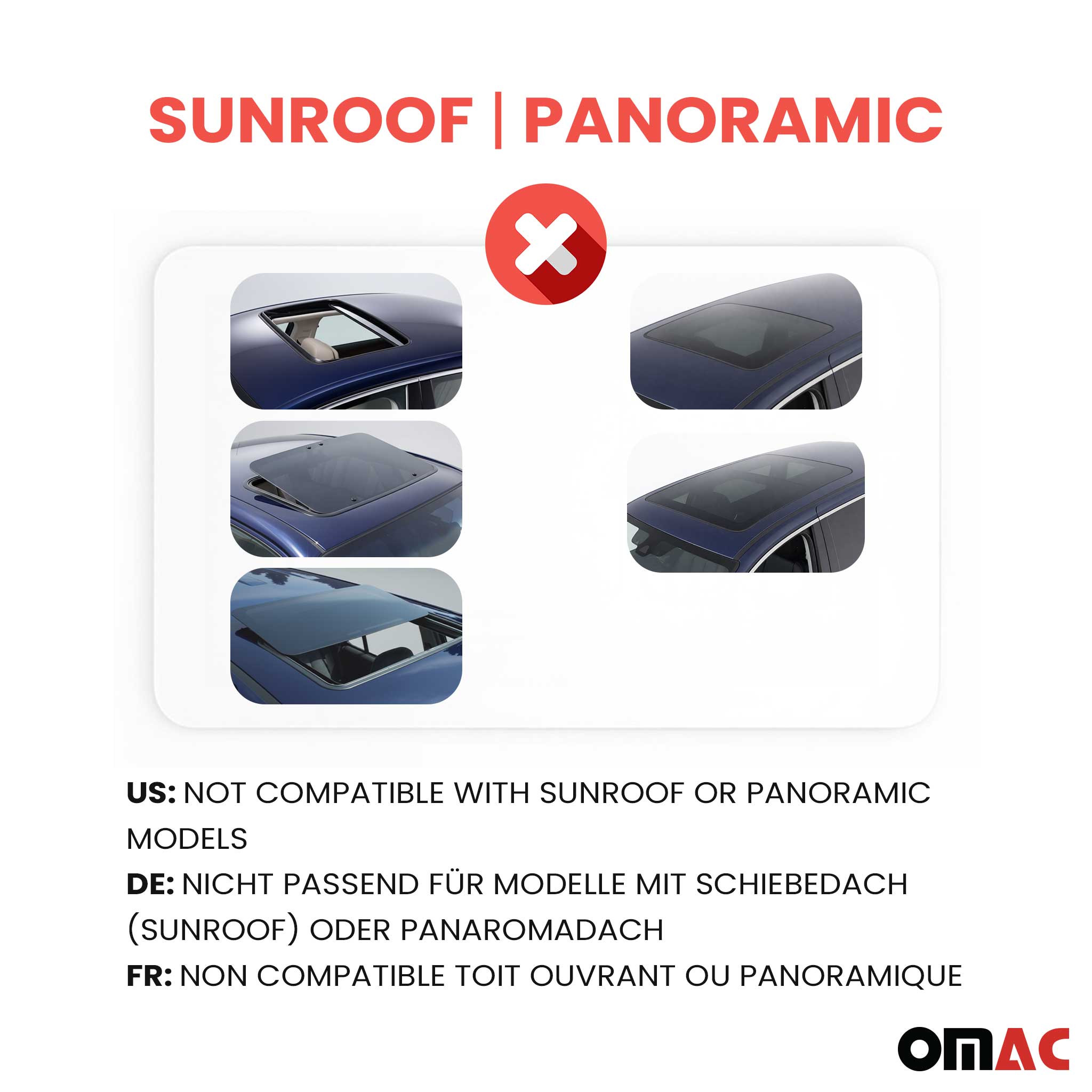 Barres De Toit Transversales pour Peugeot 2008 2019-2026 Aluminium Noir ABE