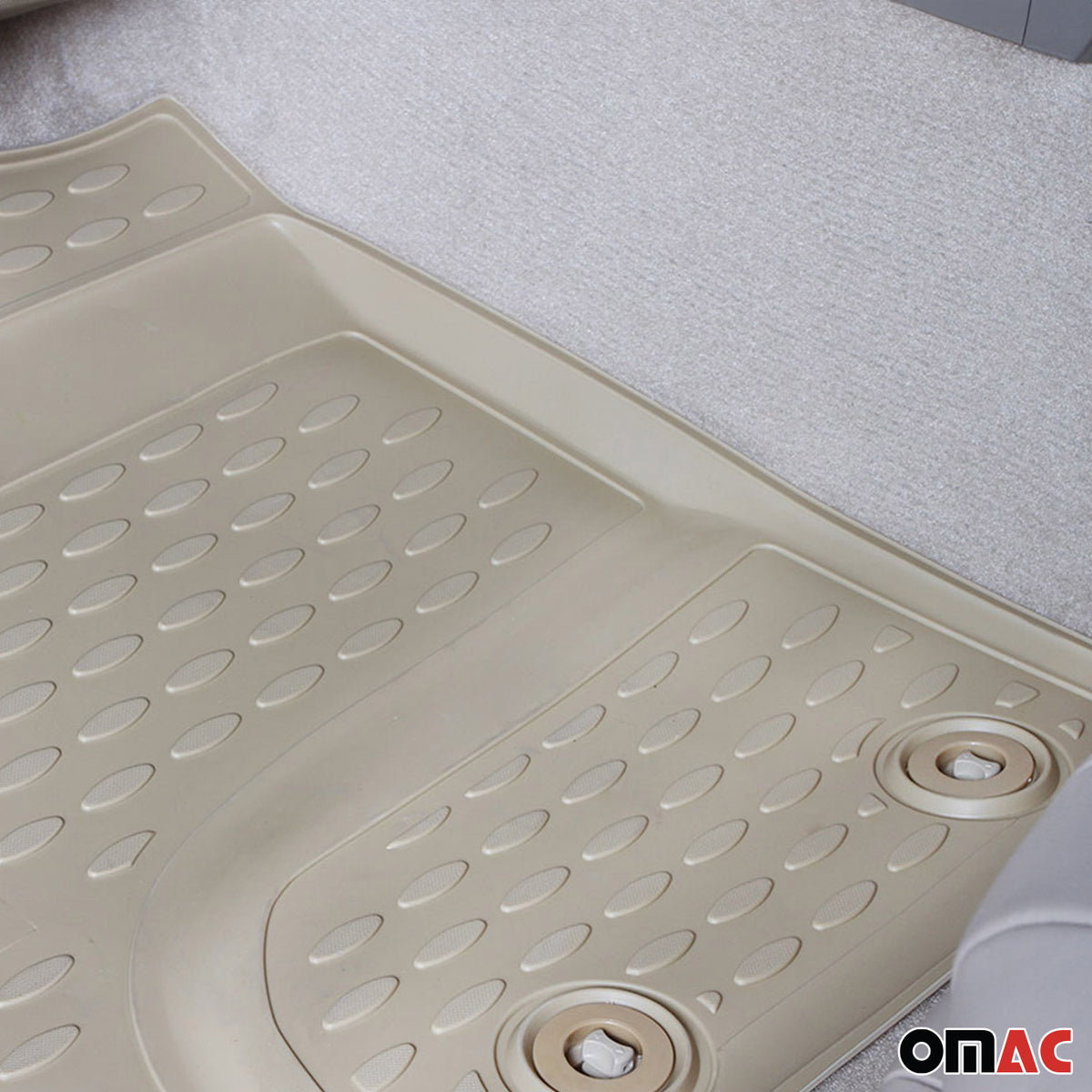 Tapis de sol pour Renault Megane III Hatchback Break 2009-2016 Beige 4x