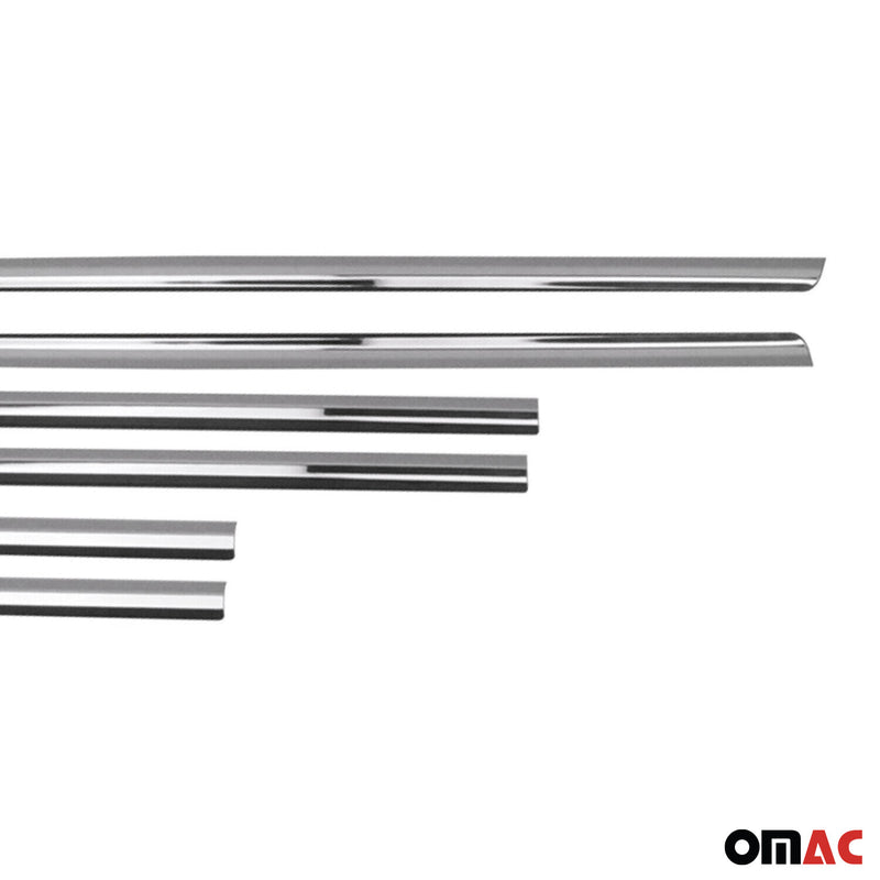 Baguettes pour contour Latérales pour Hyundai Getz 2002-2011 acier inox chrome