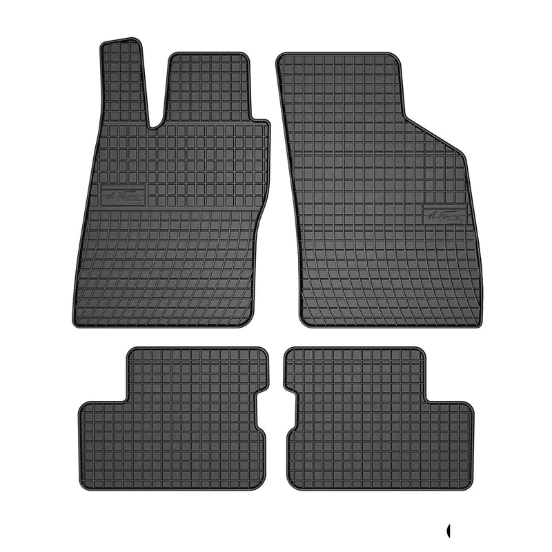 Tapis de Sol pour Opel Astra F 1991-2002 Caoutchouc Noir