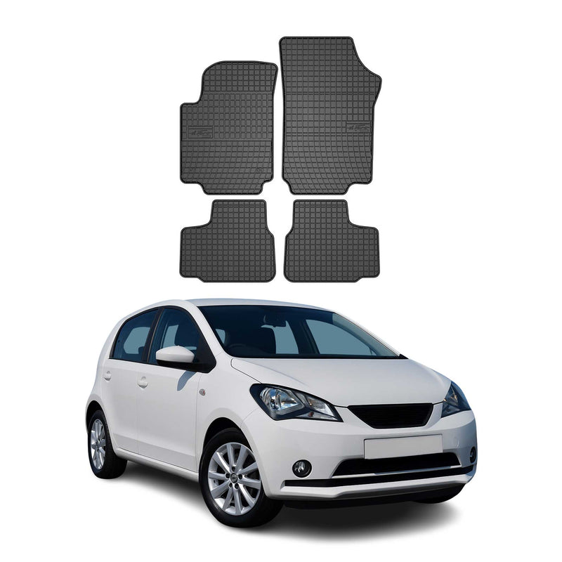 Tapis de Sol pour Seat Mii 2011-2025 OMAC Noir Caoutchouc