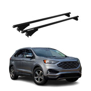 Tiger Barres de toit transversales pour Ford Edge 2016-2020 Noir
