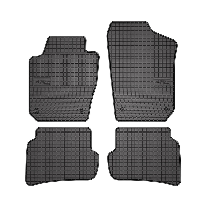 Tapis de Sol pour Skoda Fabia 2014-2021 Caoutchouc Noir