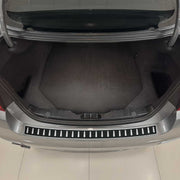 Protection seuil de pare-chocs pour BMW Série 5 G30 Berline 2016-23 inox&carbone
