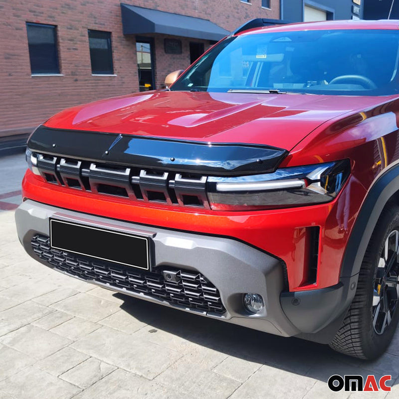 Deflecteurs d'air capot de voiture pour Dacia Duster mk3 2024-2025 noir ABS