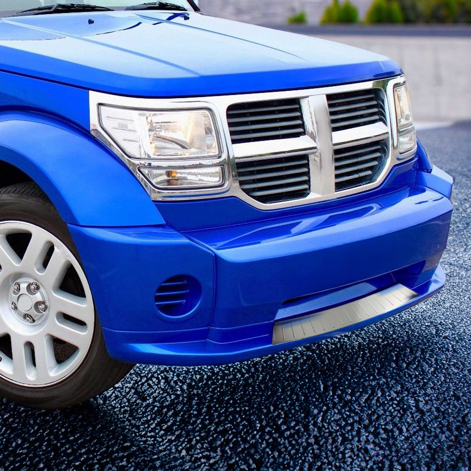 Protection Seuil de Pare-chocs Avant Avant pour Dodge Nitro 2007-2012 Acier