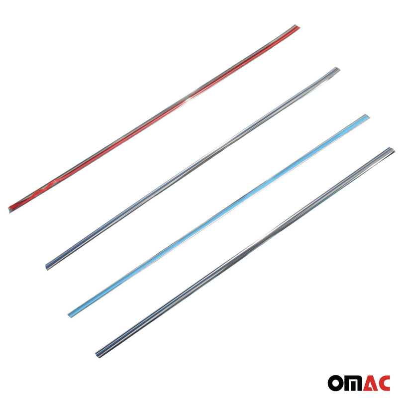 Garniture de Fenêtre pour Toyota RAV4 2006-2012 Acier Inox 4Pcs