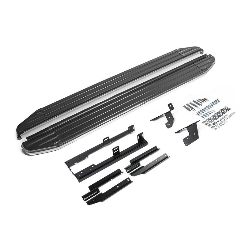 Marchepieds Latéraux pour Nissan Qashqai J10 2006-2014 ABE Alu