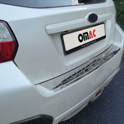 Protection de Pare-Chocs Arrière pour Subaru XV I 2012-2017 Inox finition polie