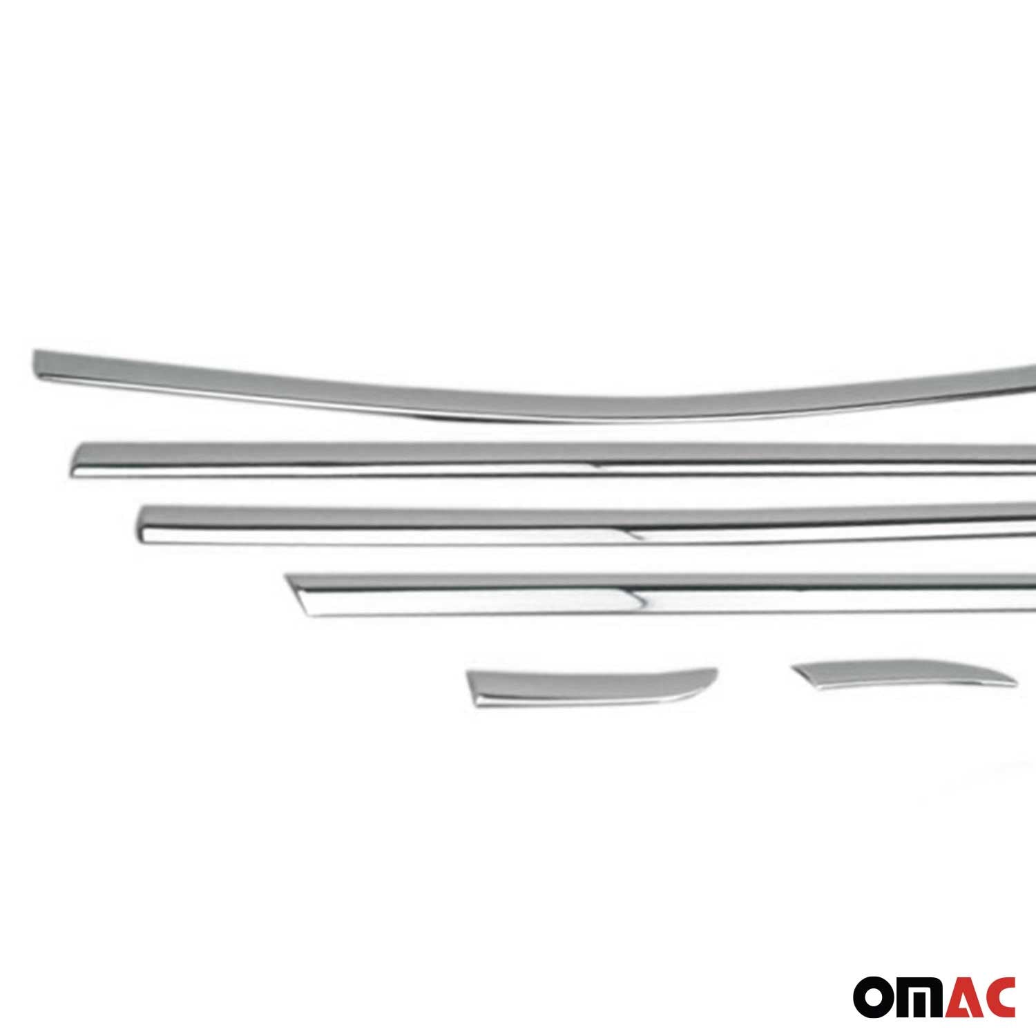 Kit Garniture De Fenêtre & Porte Latérale Chromé pour Renault Clio HB 2012-2019
