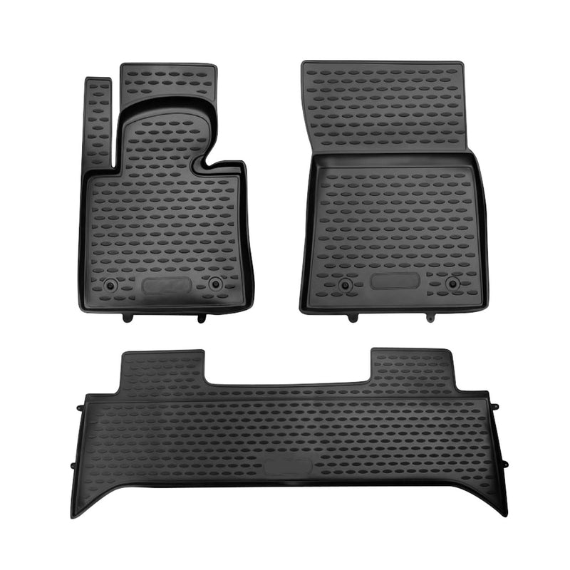 OMAC Tapis de sol pour Land Rover Range Rover L322 2002-2012 en caoutchouc Noir