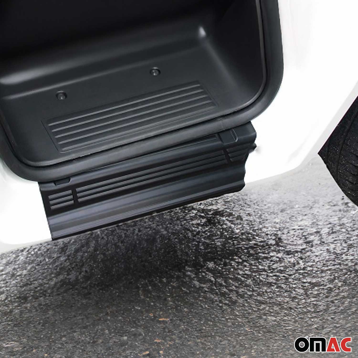 Couverture de Seuil de porte pour Fiat Ducato Jumper Boxer 2006-2026 ABS Noir 2x