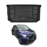 Tapis de Coffre pour Renault Twingo 2014-2018 TPE Noir