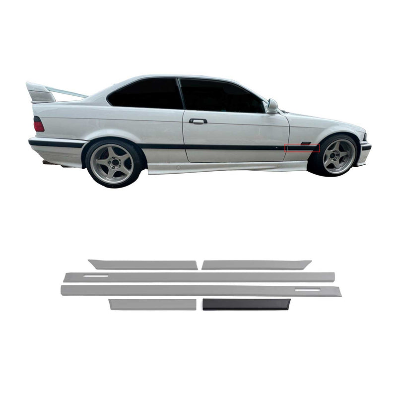 Baguettes latérales Garnitures De Portière pour BMW Series 3 E36 Coupe/ Cabrio