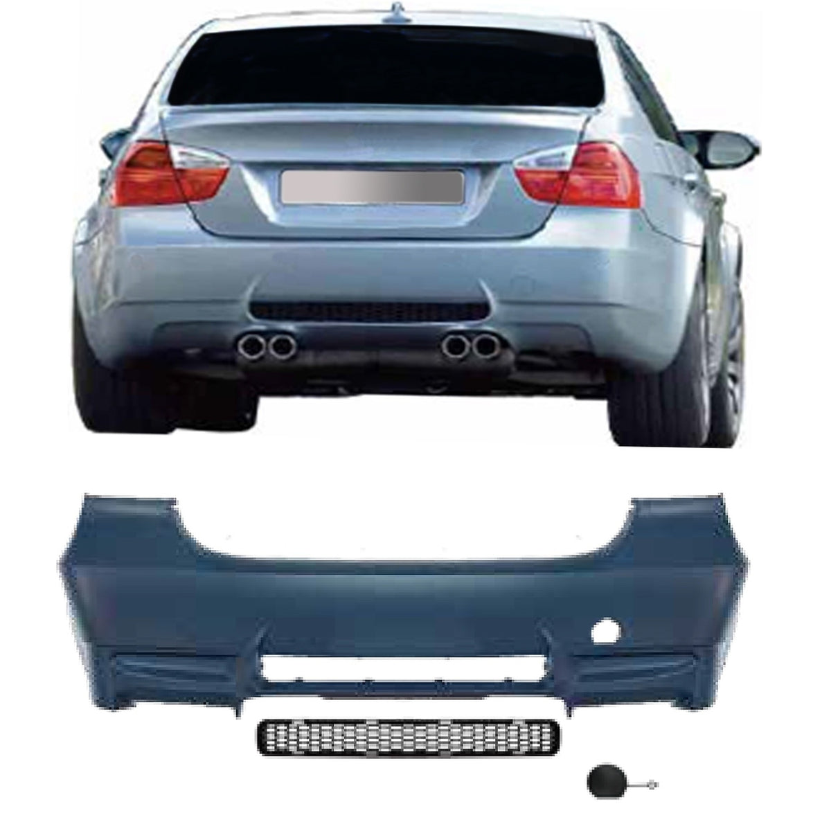JOM Kit Pare-chocs & Bas de Caisse pour BMW Série 3 E90 2005-2008 Sport-Design
