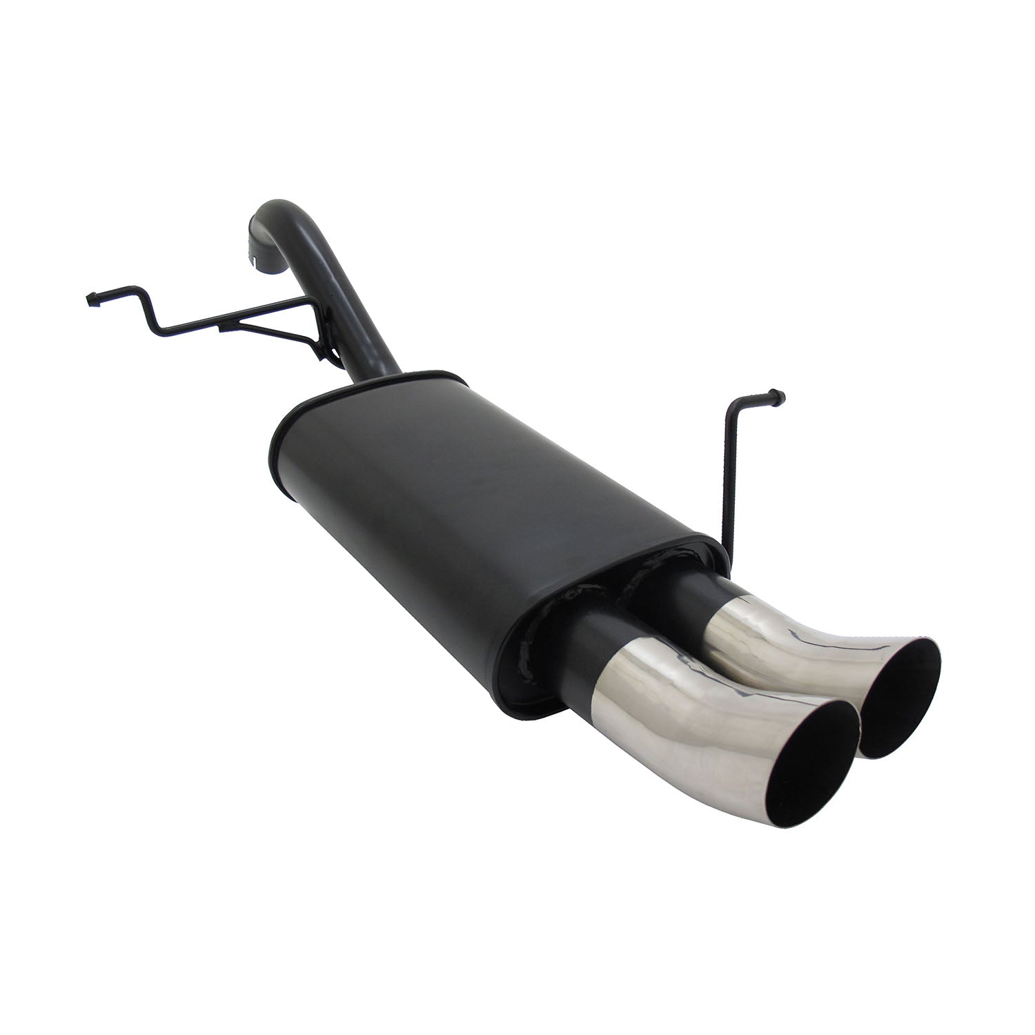 Échappement arrière Novus pour Ford Fiesta MK7 JA8 1.25/1.4/TDCI 2x76mm DTM ABE
