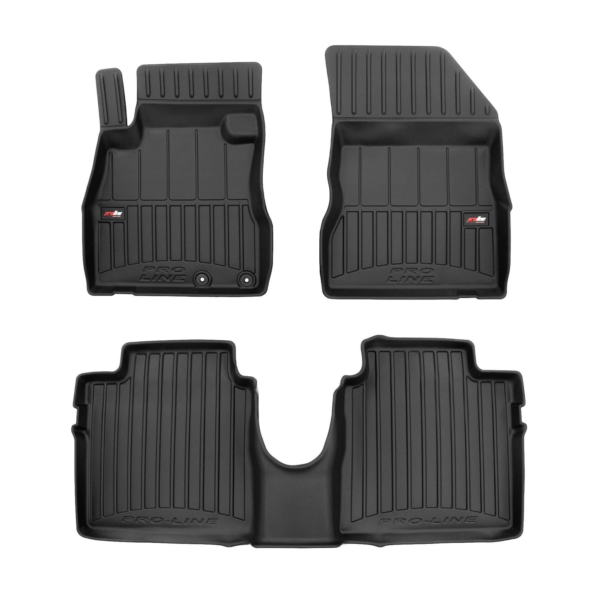 OMAC Tapis de sol pour Nissan Note II E12 2012-2017 3 pièces en Caoutchouc TPE